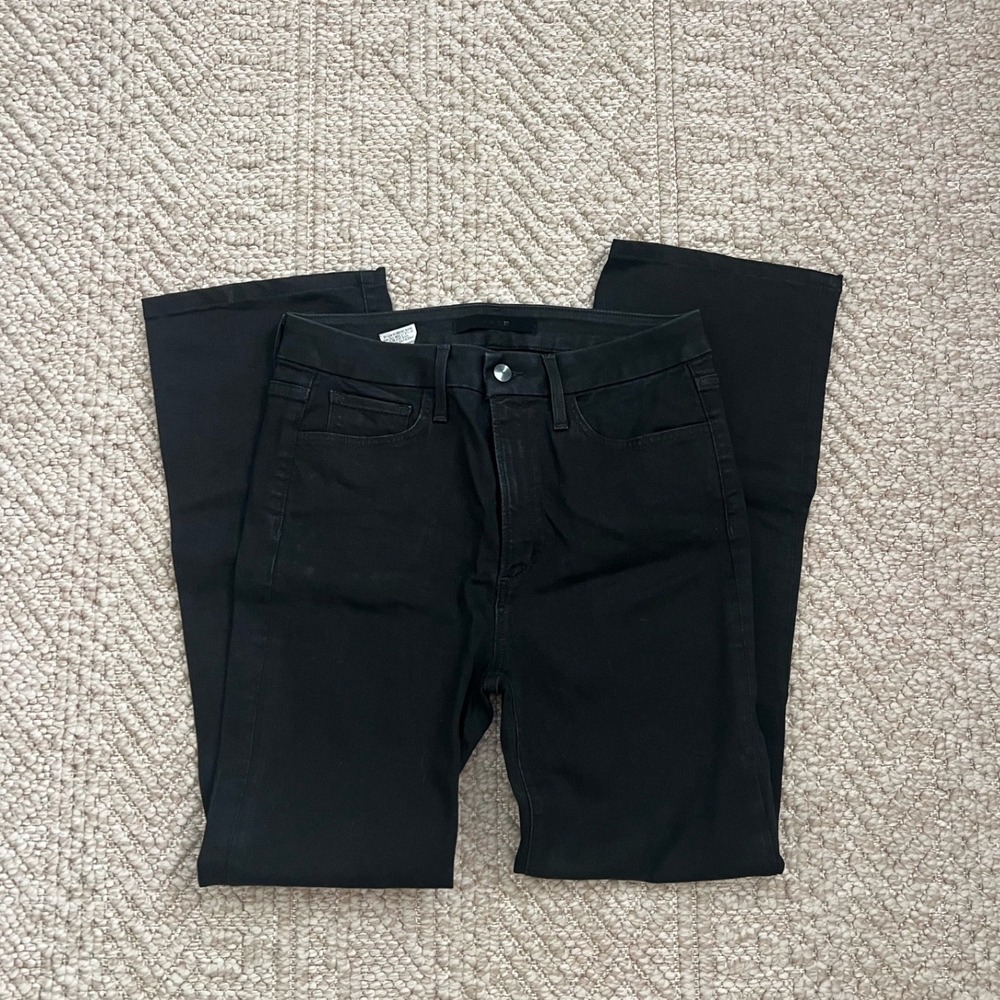 Joes Jeans Flawless Hi Rise Honey Curvy Bootcut Jeans Black Size 25